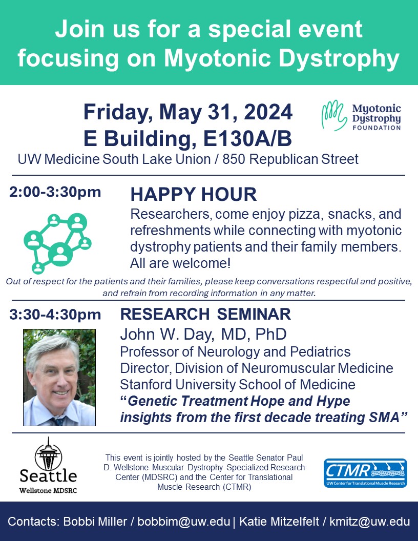 Join us for a special event focusing on Myotonic Dystrophy!