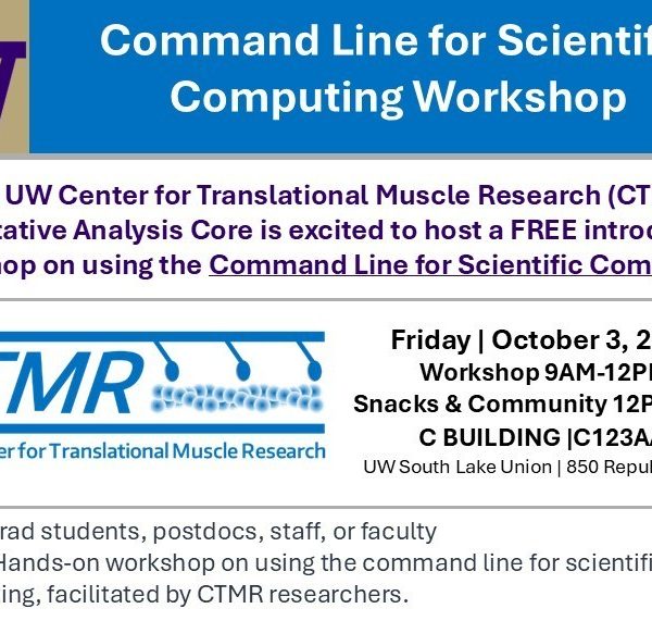 Join the FREE Introductory Workshop on using the Command Line for Scientific Computing
