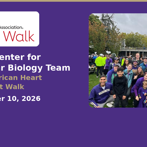 Join the UW Center for Cardiovascular Biology Team at the 2026 American Heart Association Heart Walk